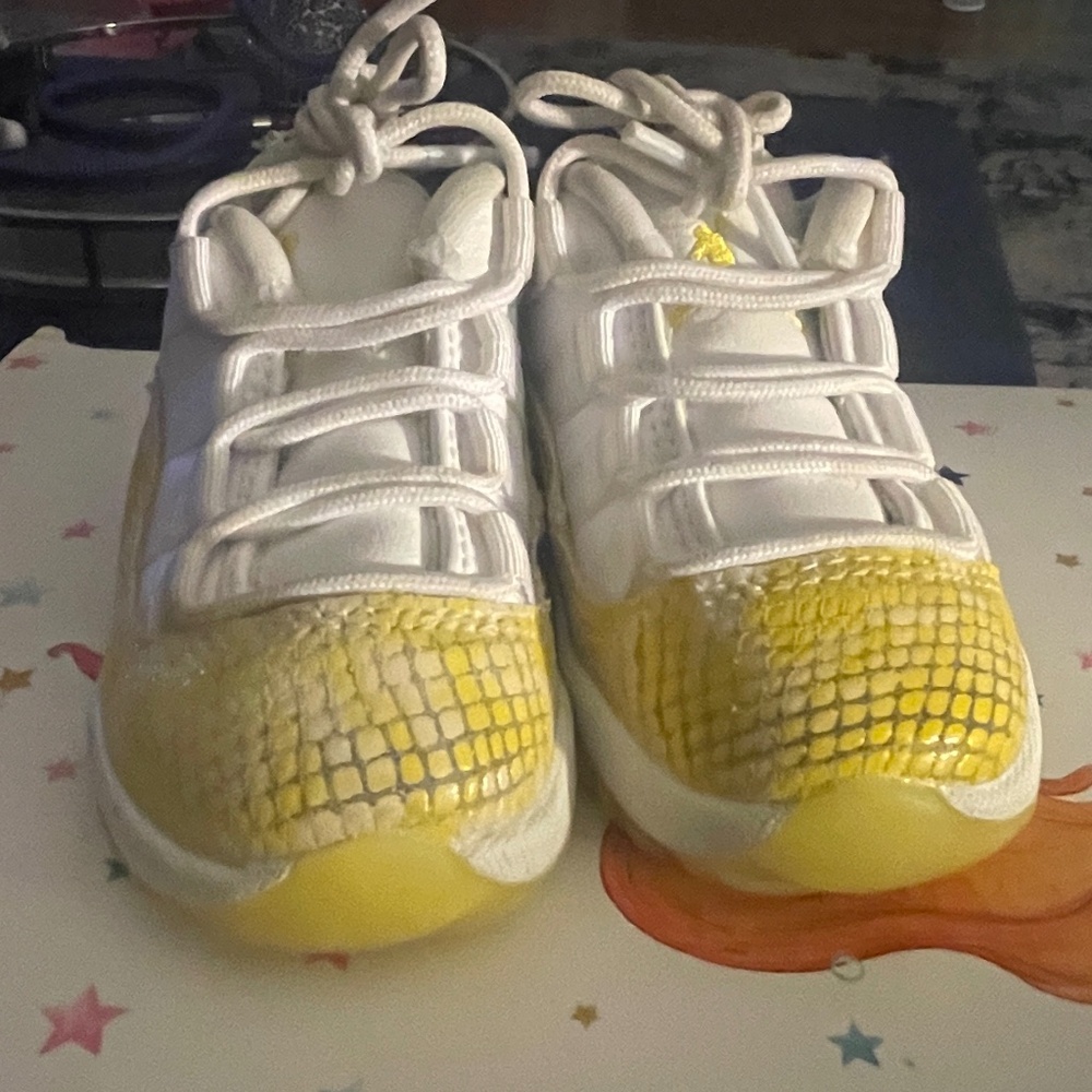 Yellow Snakeskin Jordan 11